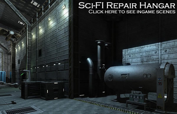 Sci-Fi Repair Hangar