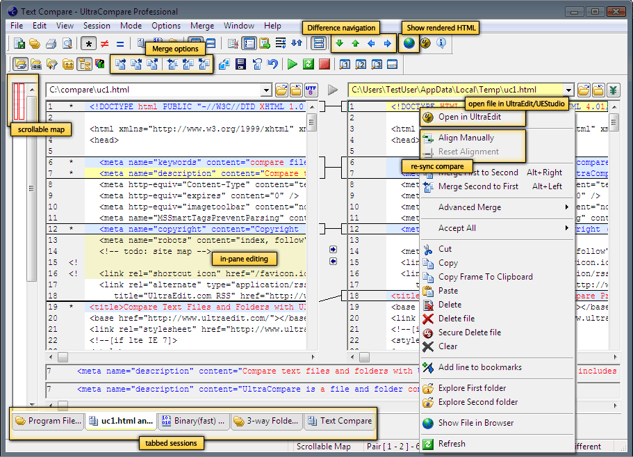 IDM UltraCompare Professional 8.00.0.1012 Portable