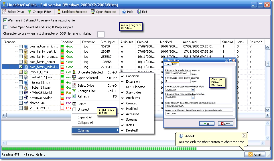 UndeleteOnClick 1.6.0.0