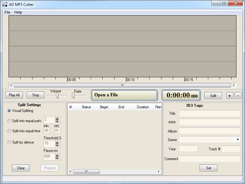 Adrosoft AD MP3 Cutter 1.1