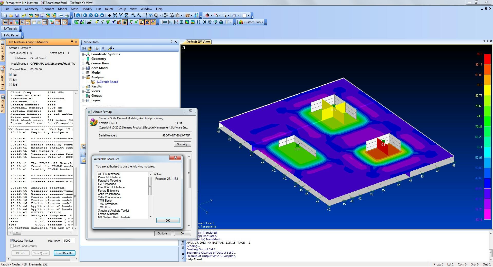 Siemens FEMAP 11.0.1 with NX Nastran