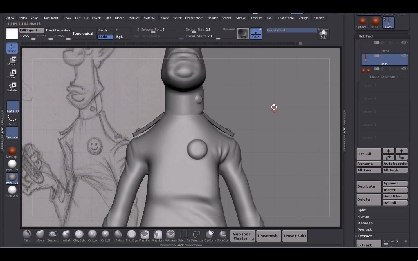 Creating a Cartoon Scientist in ZBrush