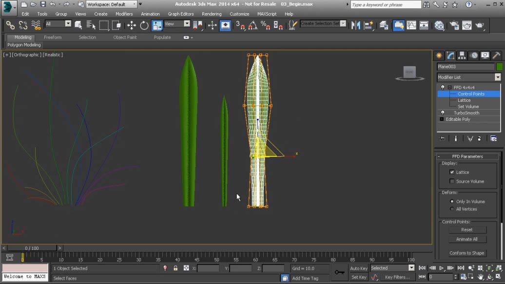 Creating Vegetation for Games in 3ds Max and Mudbox