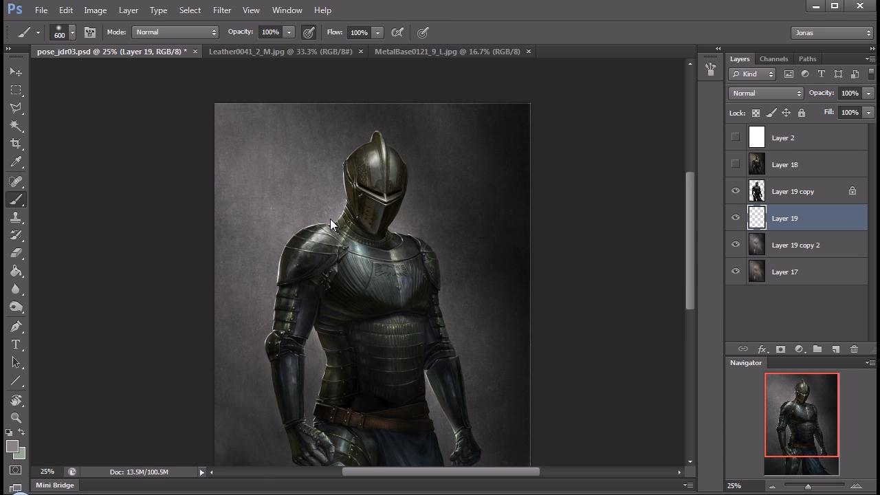 Creating an Armored Knight Concept in Photoshop