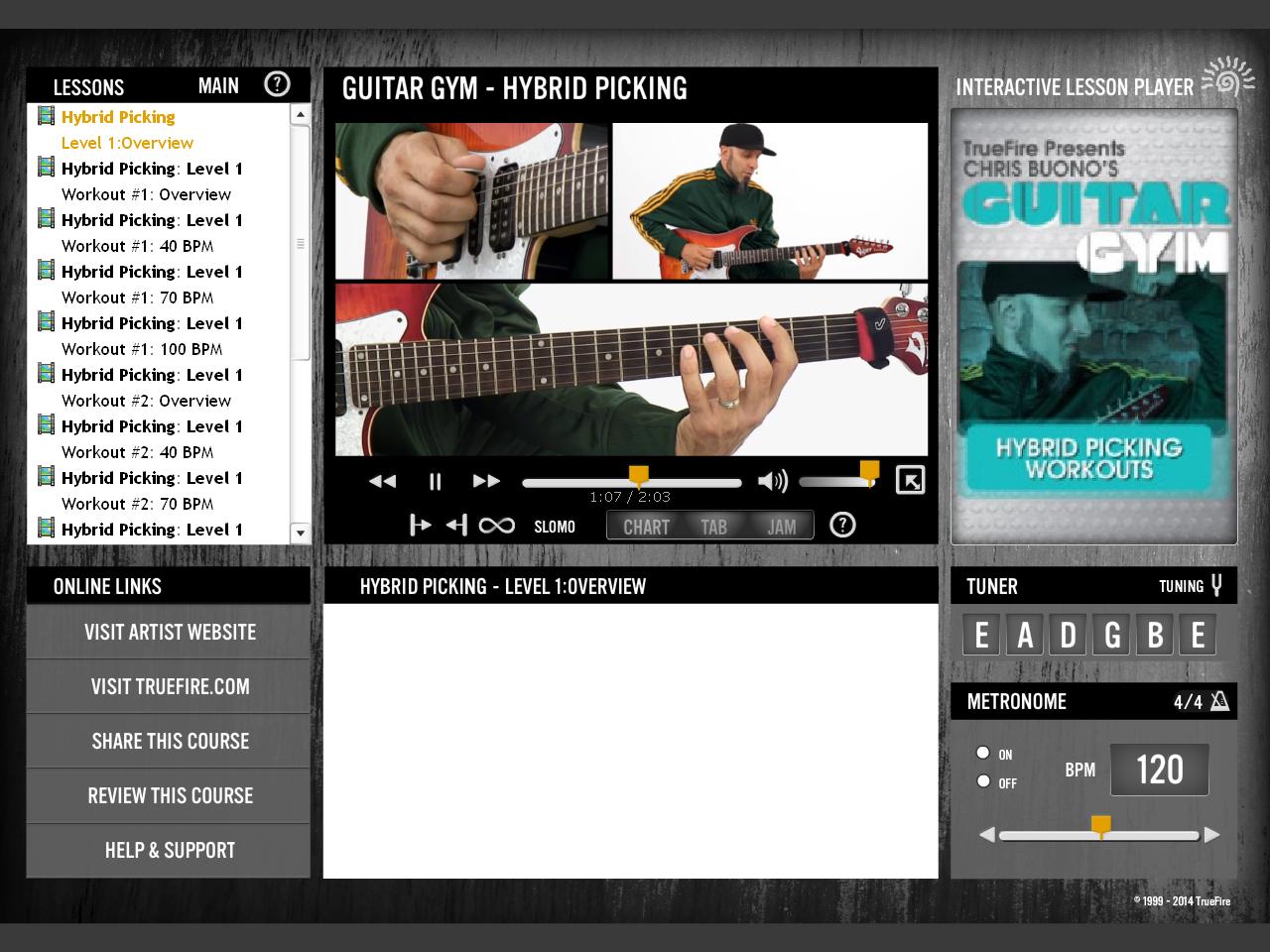 Truefire - Chris Buono's Guitar Gym: Hybrid Picking (2013)