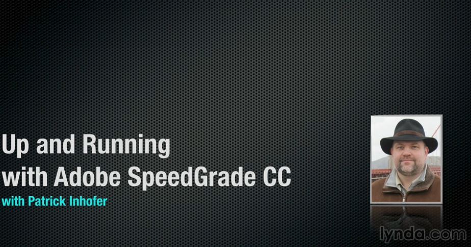 Up and Running with SpeedGrade CC (repost)