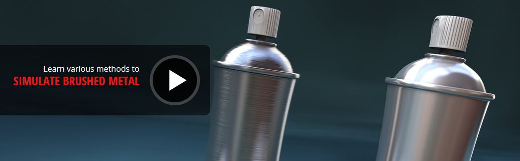 Shader Recipes: Brushed Metal Surfaces in Maya