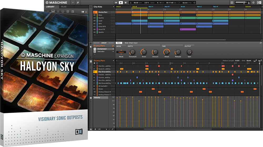 Native Instruments Maschine Expansion Halcyon Sky v1.0.0 WiN