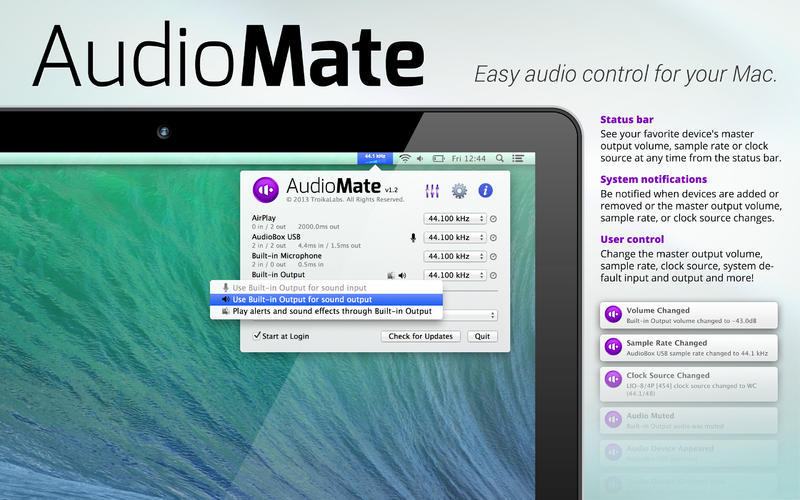 AudioMate v1.2.5 (Mac OS X)