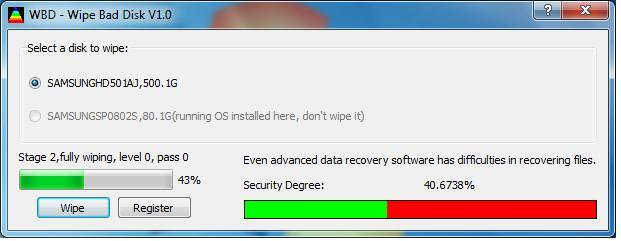 Wipe Bad Disk 1.4