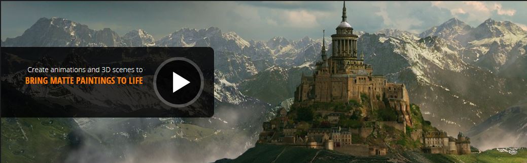 Animating a Mountain Scene Matte Painting in Photoshop and NUKE