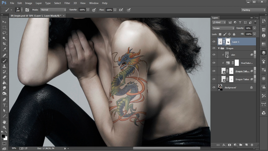 Getting Under the Skin with Virtual Tattoos in Photoshop