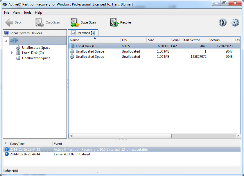 Active NTFS Data Recovery Toolkit 5.0