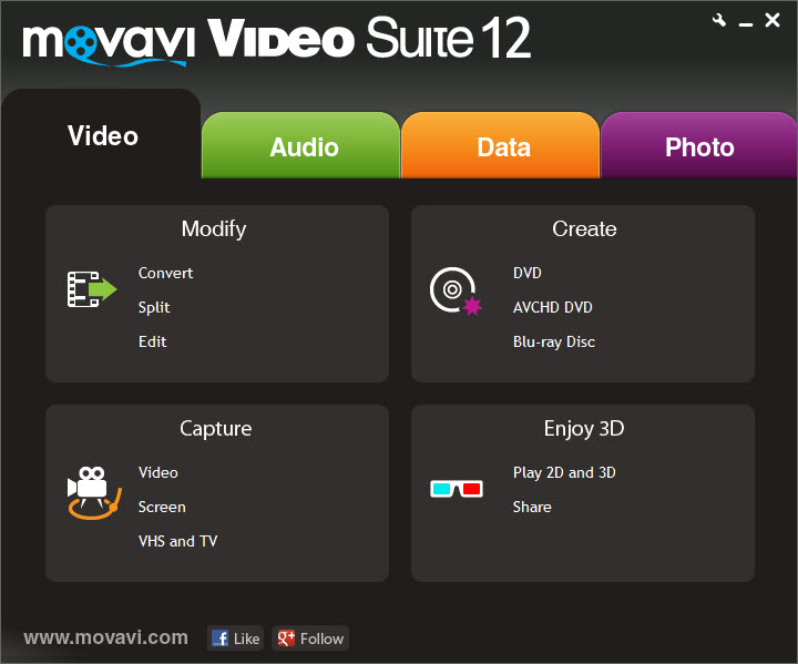 Movavi Video Suite 12.0.0 Multilingual