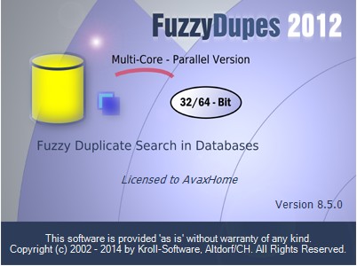 FuzzyDupes 2012 8.5.0