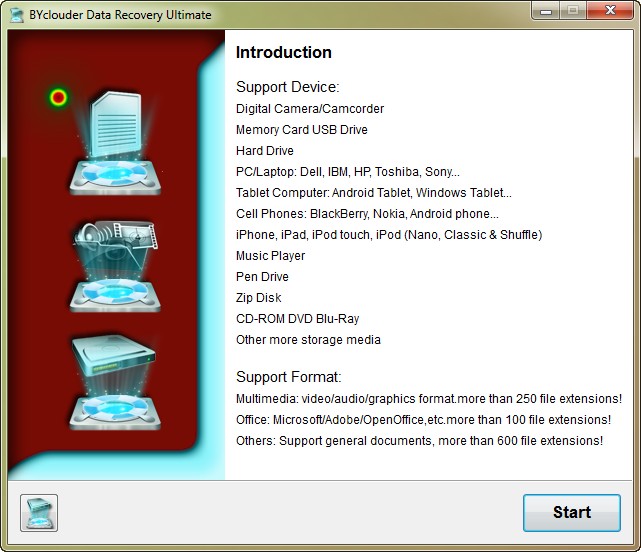 BYclouder Data Recovery Ultimate 7.1.0.0