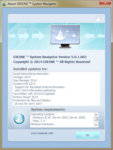 ExeOne System Navigator 2014 5.0.1.003