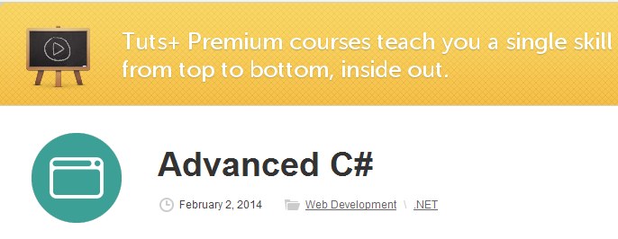 Tutsplus - Advanced C# (2014)