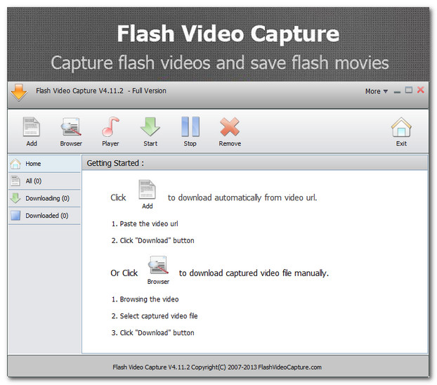 PopuSoft Flash Video Capture 4.11.3 Build 6430