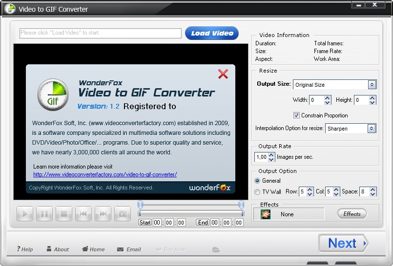 WonderFox Video to GIF Converter 1.2