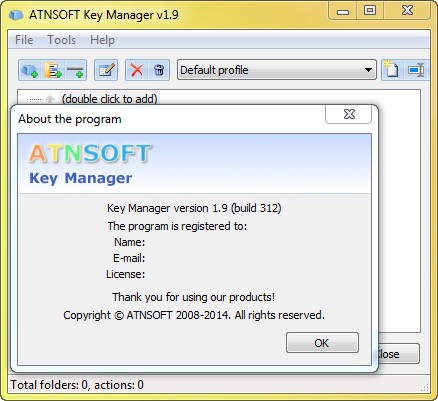 ATNSOFT Key Manager 1.9 Build 312 Portable