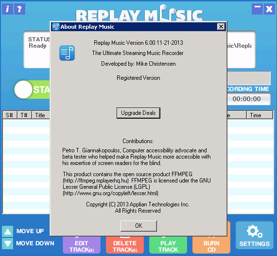 Applian Replay Music 6.0 Build 11.21.2013 + Portable