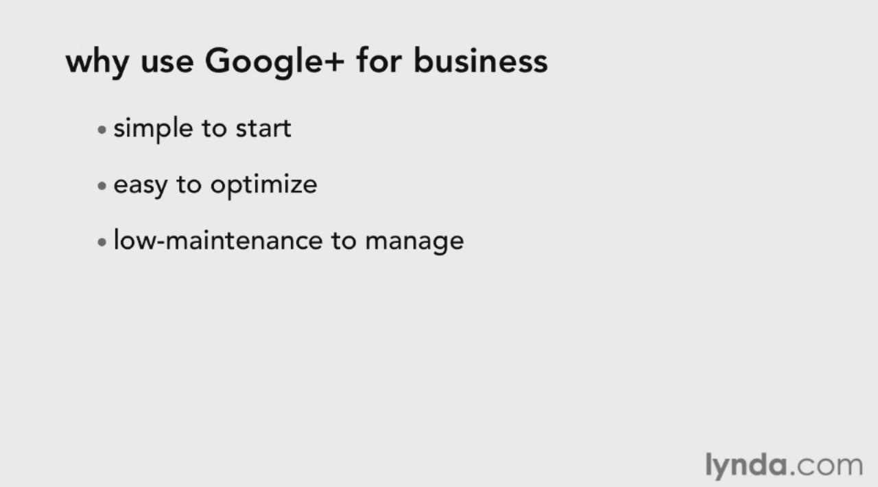 Google+ for Business