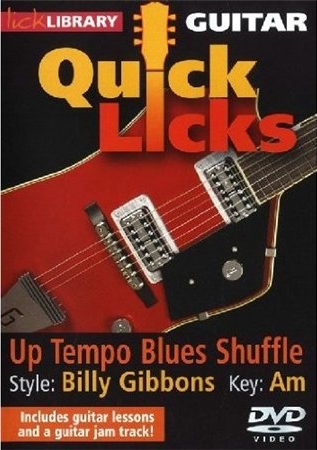 Quick Licks - Up Tempo Blues Shuffle Am by Billy Gibbons (2013)