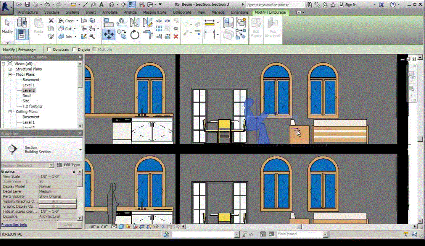 Creating Section Drawings in Revit