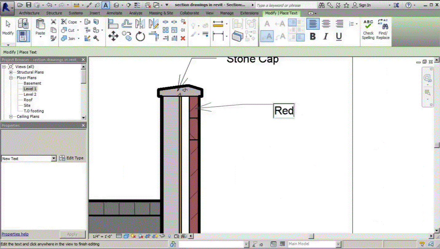 Creating Section Drawings in Revit