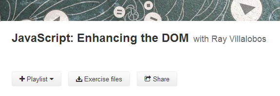 JavaScript: Enhancing the DOM (2013)