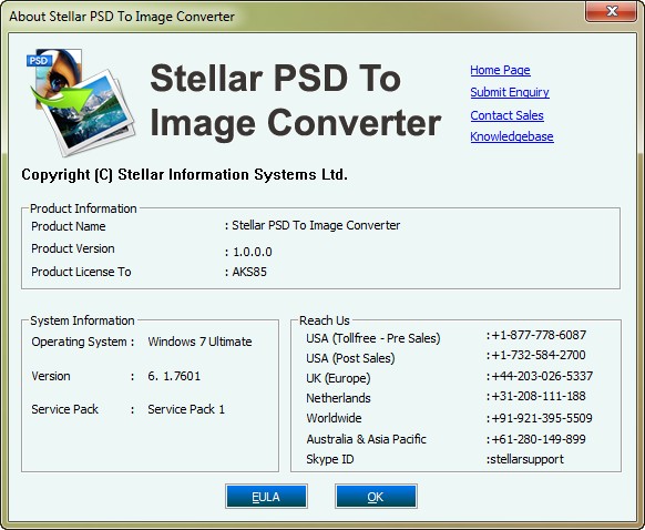 Stellar PSD to Image Converter 1.0