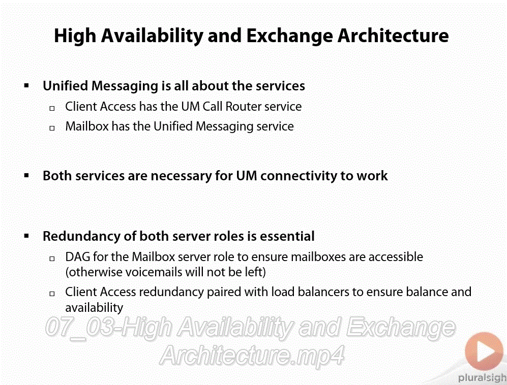 Exchange Server 2013 Unified Messaging