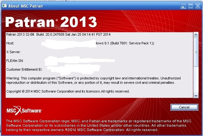 MSC Patran 2013 (32bit) with Online Documentation