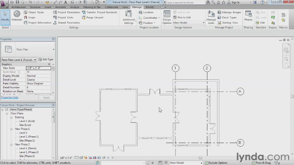 Phasing and Design Options in Revit (2013) [repost]