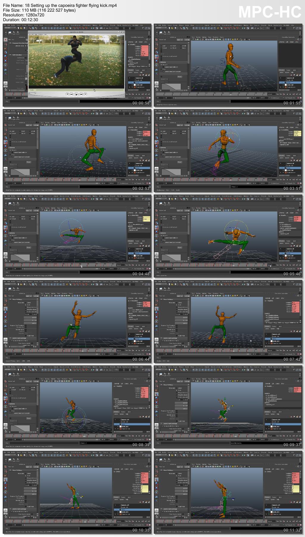 Dixxl Tuxxs - Animating an Acrobatic Fight Scene in Maya