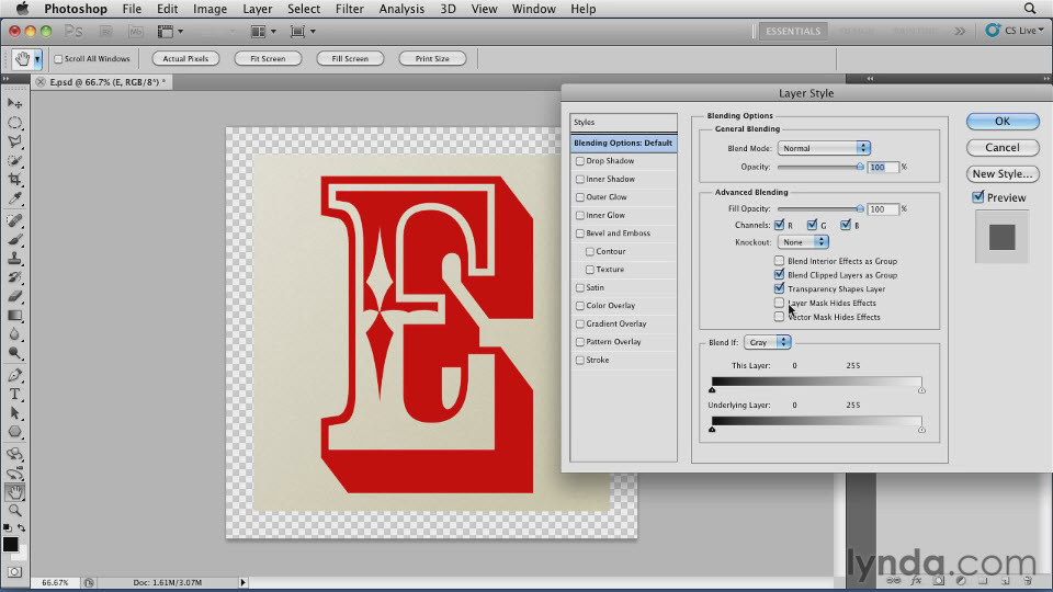 Photoshop for Designers: Layer Effects