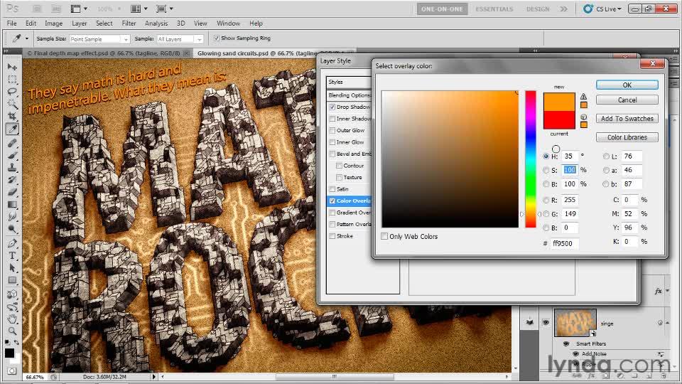 Photoshop CS5 Extended One-on-One: 3D Type Effects (Repost)