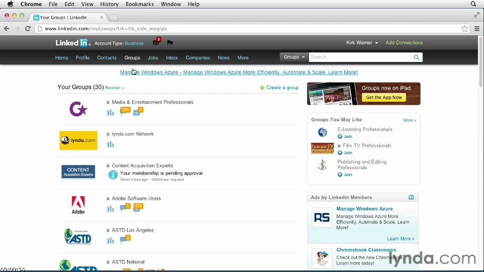 Up and Running with LinkedIn