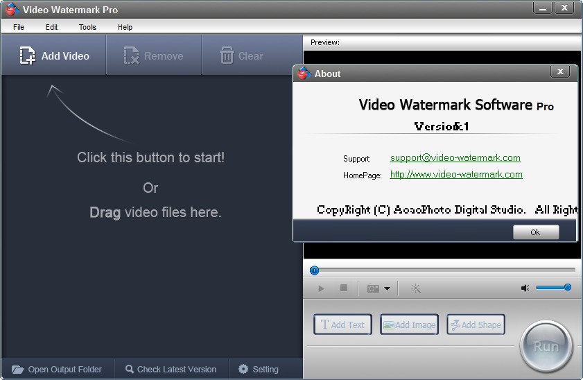 Watermark Software Video Watermark Pro 5.1