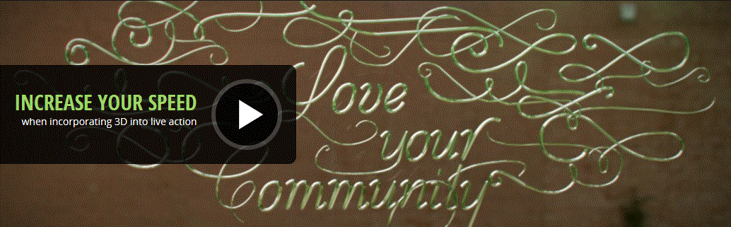 Compositing 3D Text and Live Action with CINEWARE in After Effects and CINEMA 4D