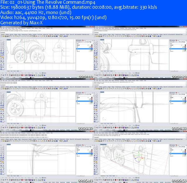 Infiniteskills - Rhino Modeling Techniques Training Video