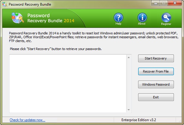 Password Recovery Bundle 2014 Enterprise Edition 3.2