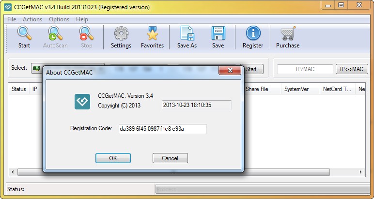 CCGetMAC 3.4 Build 20131023