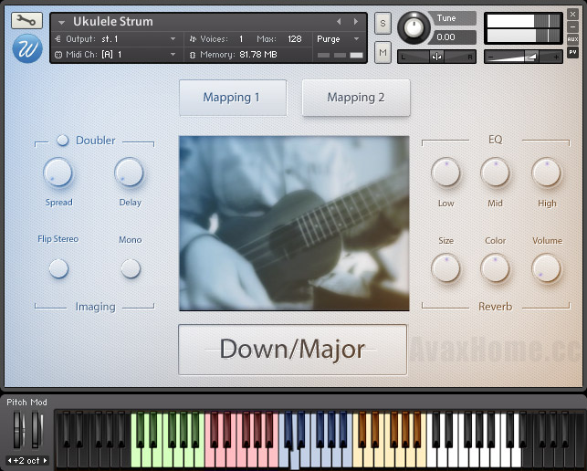 Wavesfactory Ukulele Strum v2.0 KONTAKT EXS MiDi