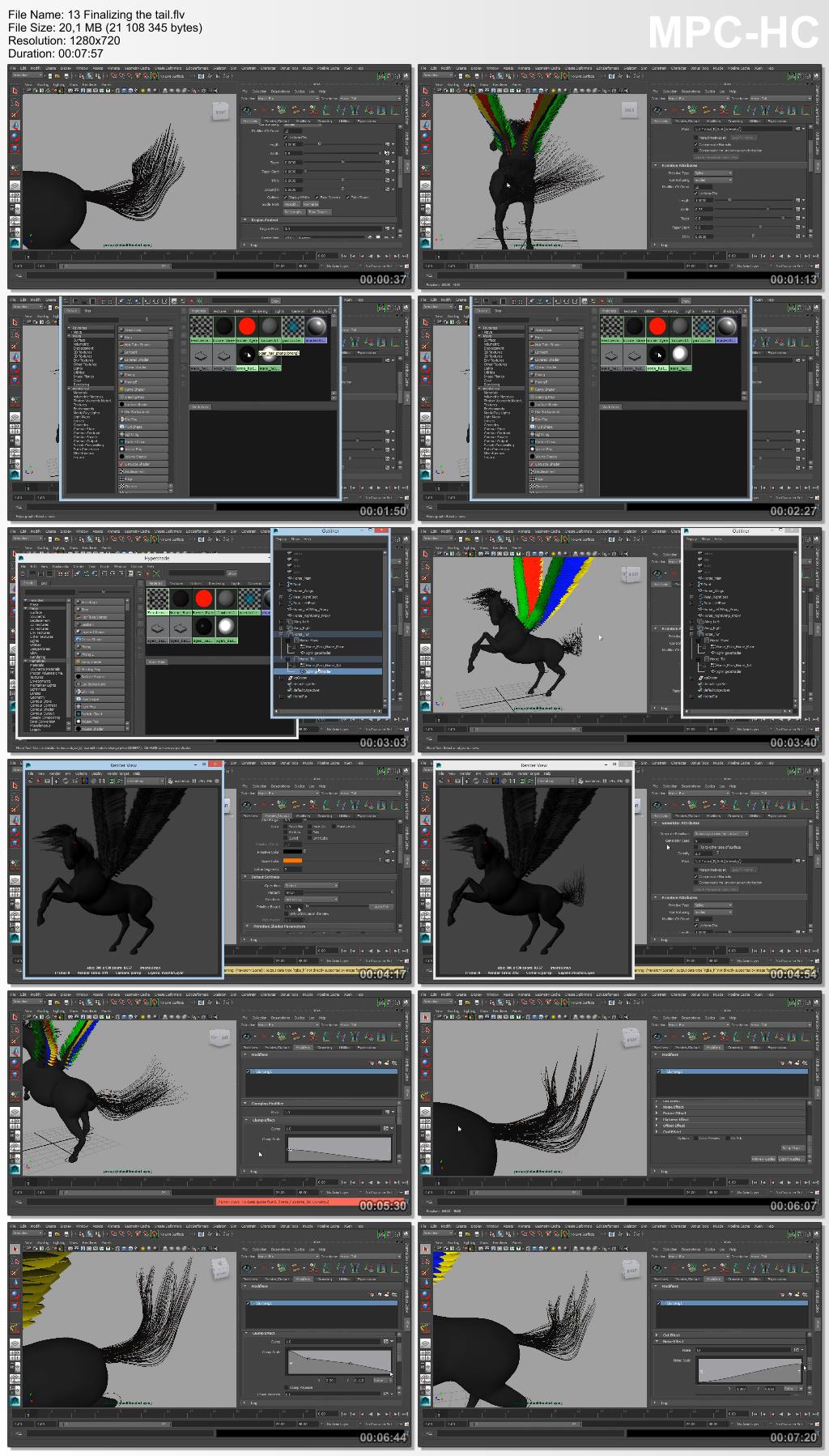 Dixxl Tuxxs - Creating a Pegasus Using XGen in Maya