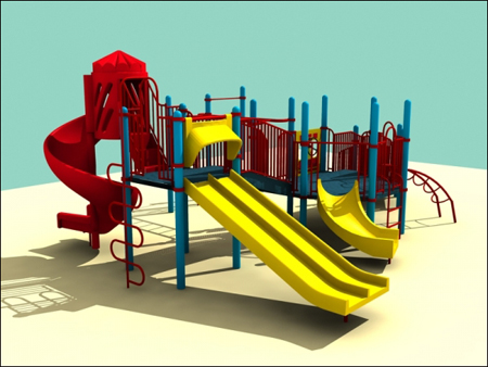 3D Models for Children Playground