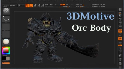 3DMotive – Orc Body ZBrush Series Vol.1-5