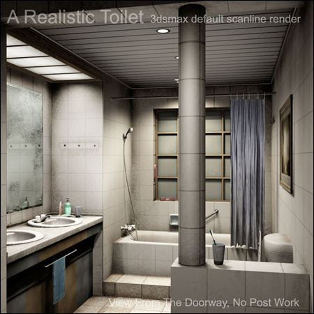 Renderosity - A Realistic Toilet