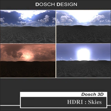 DOSCH DESIGN – HDRI : Skies